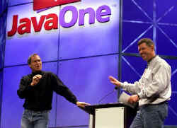 Steve Jobs announces Java 2 for in MacOS10